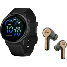 Garmin Vivo 6 Gps (Slate With Black Band) Sche With House Of Marley Rebel True Wireless Earbuds