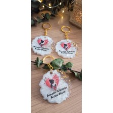 Sevgiliatolyemm 10 Adet Anahtarlık Anneler Günü Hediyelikleri Canım Annem Bir Tanem