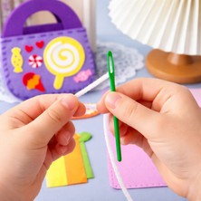 Little Play Dough Çocuklar Için Keçe Çanta Dikiş Seti – Kendin Dik Oyuncak | Eğitici Aktivite & Motor Beceri Geliştirici