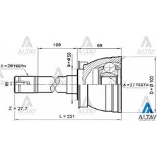 Maher AKS KAFASI DIŞ PICKUP D22 / 4104 2810271050 39211 58G00