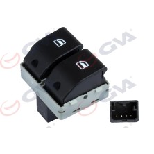 GVA Cam Açma Anahtarı Ön Sol Polo 2001-2008 -Seat Ibıza 2004 4 Fiş-Çiftli 6Q0959858