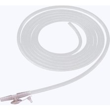 Kaliteli Medikal Medikal Aspiratör Cihazı Hortumu Pvc 100 cm Konnektör Dahil