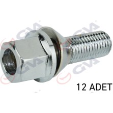 GVA Bijon Civatası Renault Megane-Clıo Y.m. Pullu Paket 12 Febi 27756 8200473353 (12 Adet)