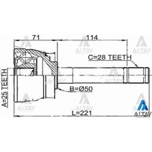 Maher Aks Kafası Dış Pıckup 2003 YD25 / 4104 2810251050 39211 58G60