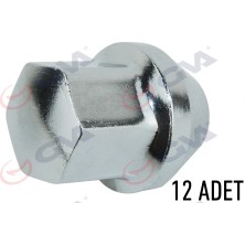 GVA Bijon Somunu Ford Connect Saç Jant Kromajlı Paket 12 2T141012AC (12 Adet)