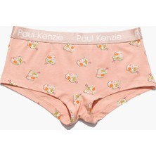 Paul Kenzie Desenli Kadın Boyshort Külot - Noodle