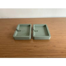 Fiyera Home Su Yeşili Beton Sabunluk Yeşil 2’li