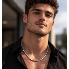 Kmod Life Çelik Erkek Kolyesi Zincir Ataç Model