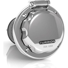 Furrion Powersmart 50A 125/250V Paslanmaz Çelik Kıyı Güç Girişi Priz (F52INS-SS)