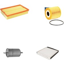 Sardes Filtre Seti Volvo S60 I 2.5 T 210 Beygir 2000-2010 4lü Hava + Yağ F. + Yakıt + Polen