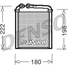 Denso Zengemtx Kalorifer Radyatörü Golf V-Plus-Octavia 1.4-1.6-1.9-2.0-Passat 1.6-1.9-2.0 153X180X27  Ot Ac /-