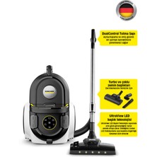 Karcher Vcc 6 Cyclonex Dualcontrol B&w Toz Torbasız Turbo ve LED Başlıklı Süpürge
