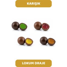Arı Lokumları Karışık Aromalı Lokum Draje (Limon, Çilek, Portakal, Nane) 250 gr