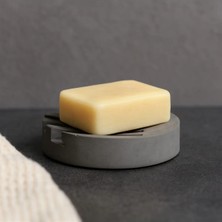 Fiyera Home Gri Yuvarlak Izgaralı Sabunluk