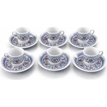 Ceyyiz Çini Kahve Fincanı 6 Parça Set