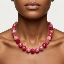 THEIA GemWorks Anahata - Pembe Akik Kolye