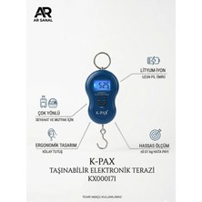 K-Pax Dijital El Terazisi Hassas Taşınabilir Elektronik Askılı Terazi Valiz Bagaj Mutfak Kantarı
