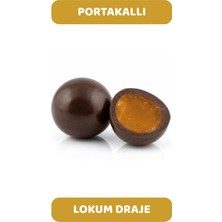 Arı Lokumları Bitter Çikolata Kaplı Portakal Aromalı Lokum Draje 250 gr