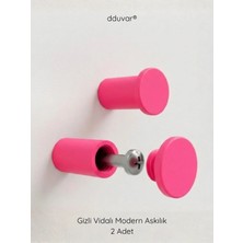 Gizli Vidalı Modern Askılık 2 Adet