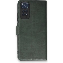 Zengemtx Newface Xiaomi Redmi Note 11  Kılıf Tr S Plus Kapaklı Kılıf - Yeşil