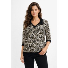 Wearon Kadın Turuva Kol Yaka Modelli Bluz BGL-ST05321