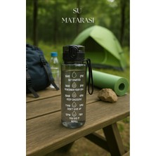Mustran Suluk & Su Şişesi & Sporcu Matara Füme 1000 ml