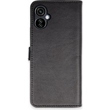 Zengemtx Newface Tecno Camon 19 Neo Kılıf Tr S Plus Kapaklı Kılıf - Siyah