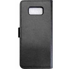 Zengemtx Newface  Galaxy S8 Plus Kılıf Tr S Plus Kapaklı Kılıf - Siyah