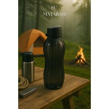 Mustran Suluk & Su Şişesi & Sporcu Matara Füme 1 Lt