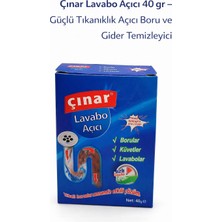 isiltikidsmoda Çınar Lavabo Açıcı 40 gr – Güçlü Tıkanıklık Açıcı Boru ve Gider Temizleyici