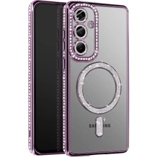 Zengemtx Joko  Galaxy A57 5g Joke Simli Magneticsafe Kılıf - Derin Mor