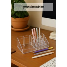 Mustran Masa Üstü Kalem Düzenleyici Kalemlik 22 cm