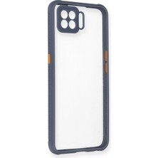 Oppo A73 Kılıf Miami Şeffaf Silikon - Gri ARLSTRTCH-MPA3256