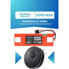Electroll Roborock S7 Sonic Robot Süpürge Bataryası 5200MAH Standart Kapasite 1 Adet