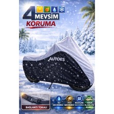 AUTOES Yamaha Tracer 9 Gt+ Uyumlu Branda Motosiklet Brandası Gri-Siyah