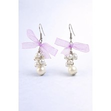 Crystal Atelier Fiyonk Incili Üzüm Küpe