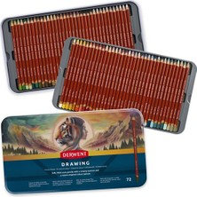 Derwent : Drawing : Kuru Boya Kalem Seti : 72 Renk (Metal Kutu)