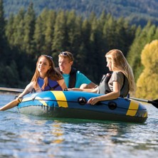 Nunu Challenger 3 Şişme Bot 3 Kişilik 320 kg | Kürekli Pompalı Olta Tutuculu Motor Uyumlu Set