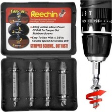 Easy Out 4lü Sökme Takımı - Hasar Görmüş Vida Çıkarıcı ARLSTRTCH-CERC3256