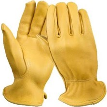 O.M.D Premium Hakiki Deri Kamp Eldiveni ve Outdoor Eldiveni – Isıya Dayanıklı & Koruyucu M Beden