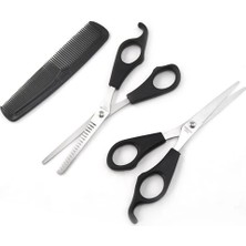 Kuaför Seti Saç Kesme ve Inceltme Makası Tarak Hediye 3lü Set ARLSTRTCH-YNT3256