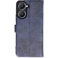 Vivo Y18 Kılıf Trend S Plus Kapaklı Kılıf - Lacivert ARLSTRTCH-MPA3256