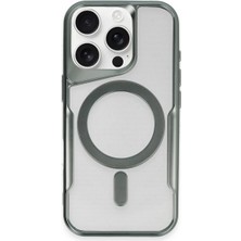 Iphone 16 Pro Kılıf Boyi Magsafe Silikon Kapak - Yeşil ARLSTRTCH-MPA3256