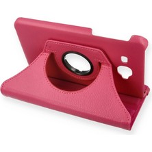 Samsung Galaxy T280 Tab A 7 Kılıf 360 Tablet Deri Kılıf - Pembe ARLSTRTCH-MPA3256