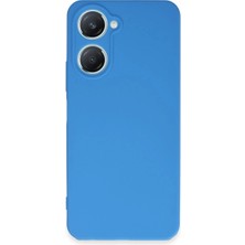 Vivo Y18 Kılıf First Silikon - Mavi ARLSTRTCH-MPA3256
