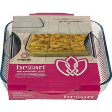Abnturk 2li Borcam Fırın Kabı Tepsisi Kare 30X30 24X24 cm 2900 cc ve 1660 cc