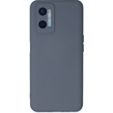 Oppo A96 Kılıf Nano Içi Kadife Silikon - Gri ARLSTRTCH-MPA3256