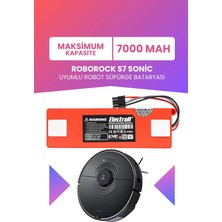 Electroll Roborock S7 Sonic Robot Süpürge Bataryası 7000MAH Maksimum Kapasite ile Güçlü Performans