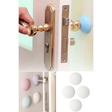 Tonkut 4 Adet Çok Amaçlı Silikon Kapı Duvar Koruyucu Tampon Kendinden Yapışkanlı Mobilya Darbe Önleyici