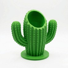 Atatuğ Hediyelik Dekoratif Yeşil Kaktüs Tasarımlı Masaüstü Kalemlik ve Düzenleyici